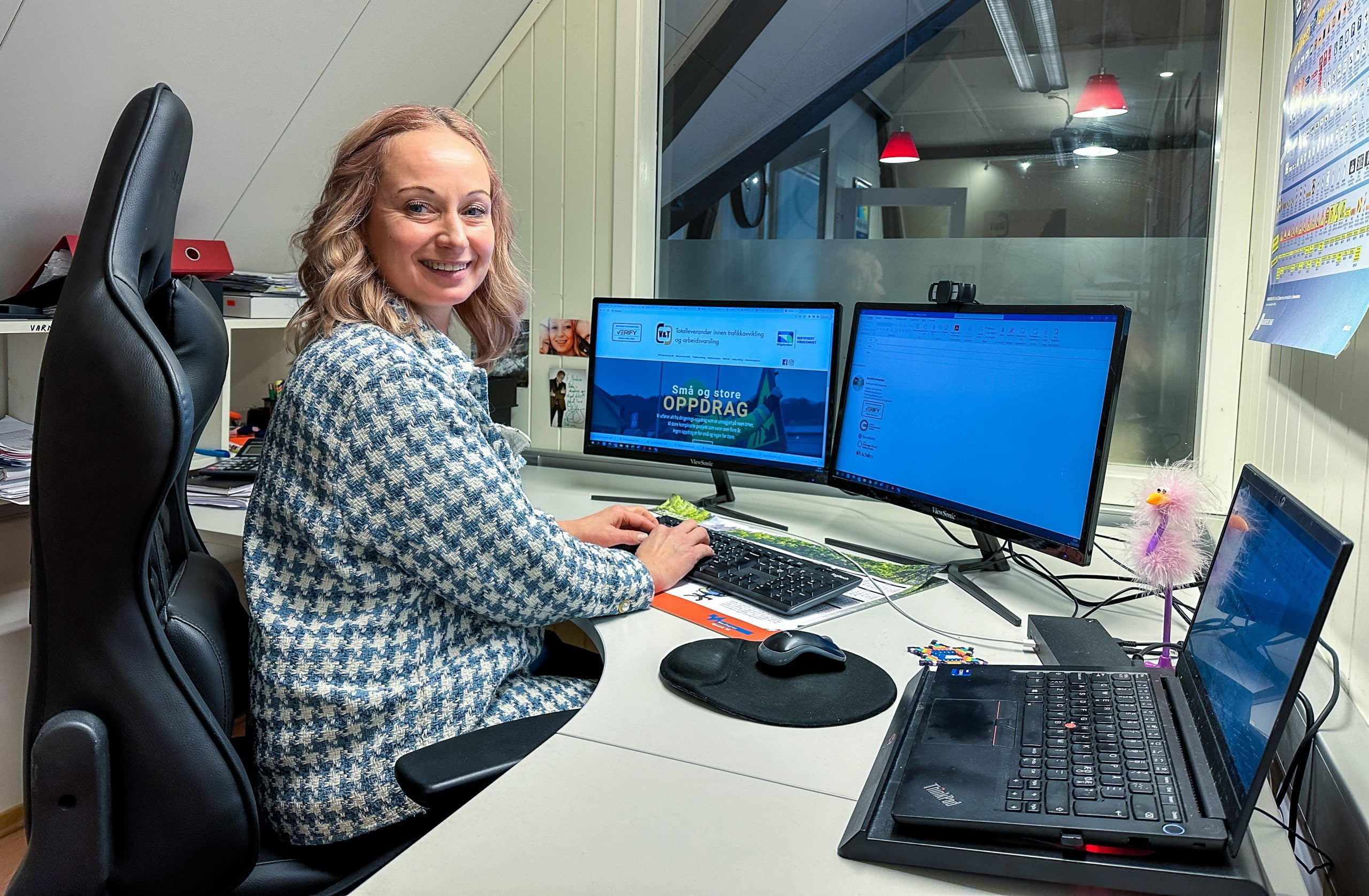 Gunnhild Brattebø på sitt kontor.