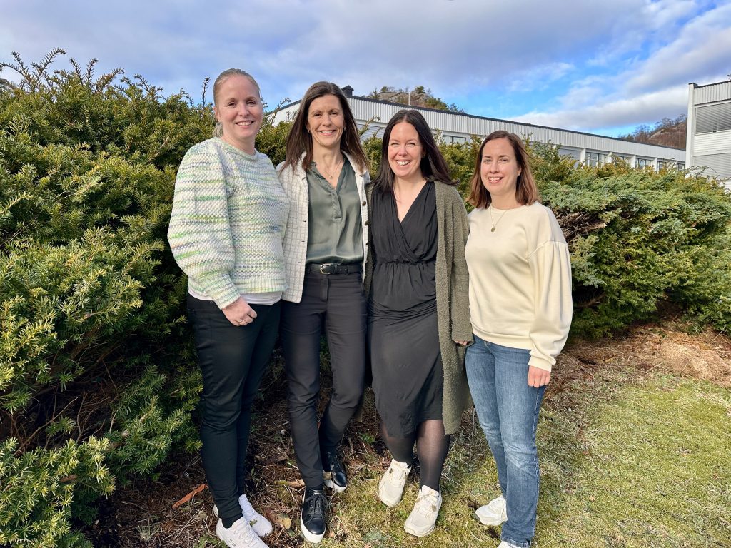 Tone Tunheim, Gudrun Ellingsen, Helene Holm og Elisabeth Hetland