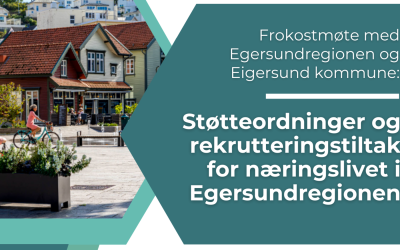 Støtteordninger og rekrutteringstiltak for næringslivet i Egersundregionen
