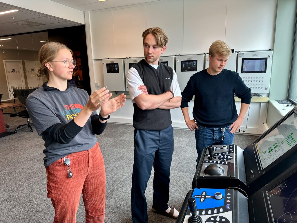 marine technologies. studentene Guro, Georg og Simon.