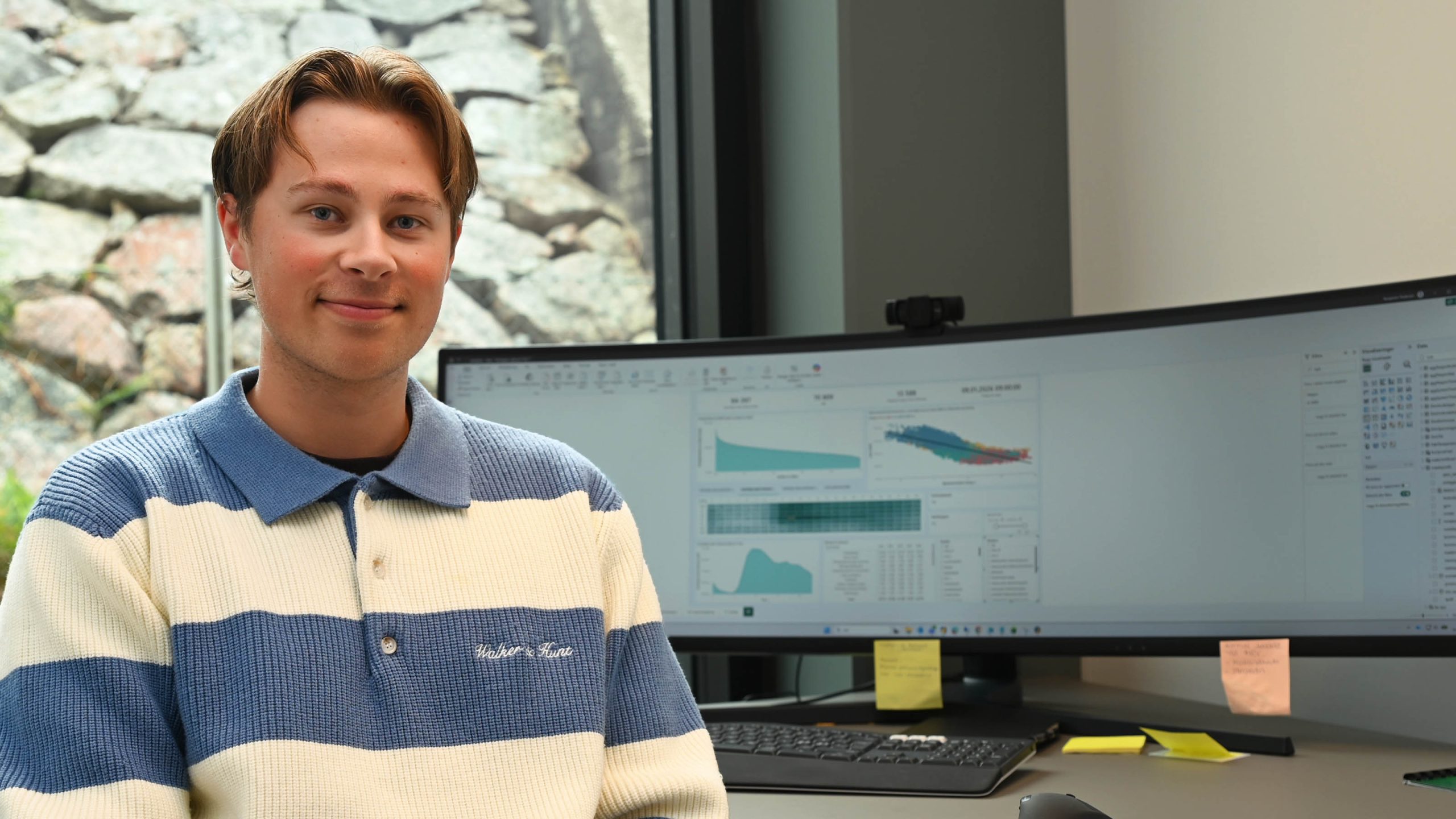 Sommervikar 2026 01 Studentene Theo Aakenes og Astri Helvig Waldeland hos Aker Solutions i Egersund